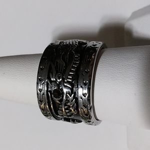 Garnet Dragon Ring